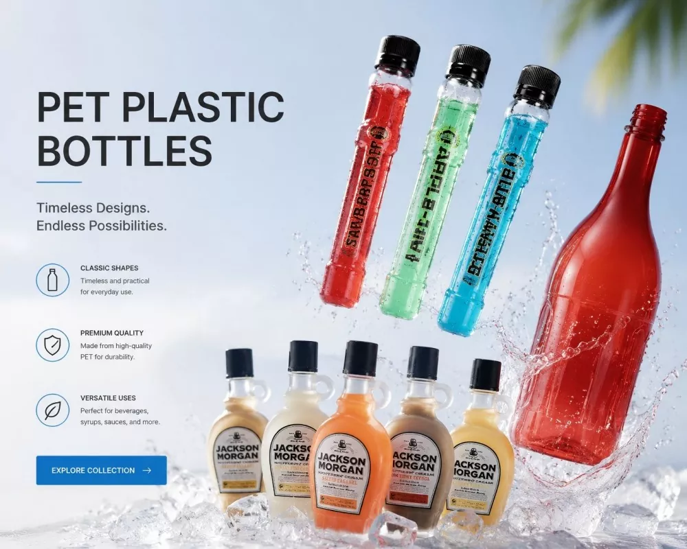 PET plastikozko botilak
