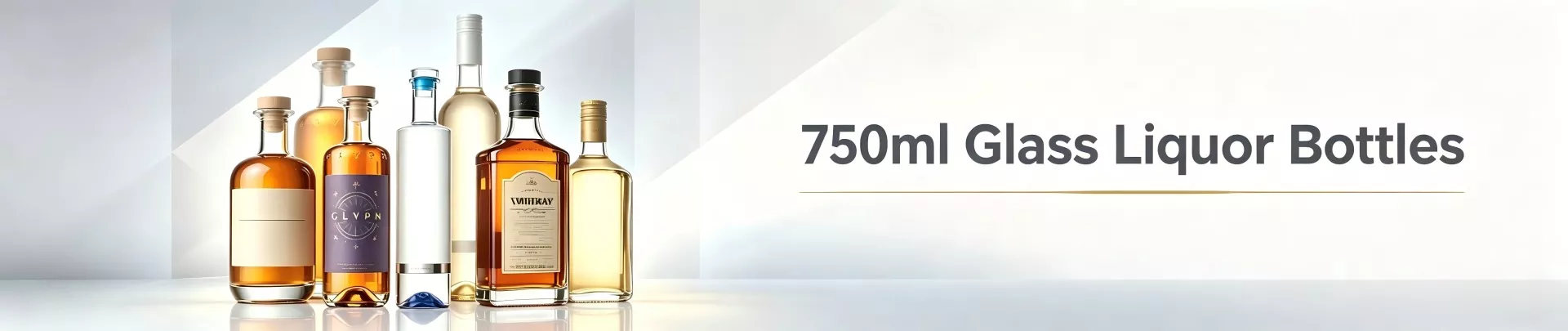 750 ml beirazko likore botilak