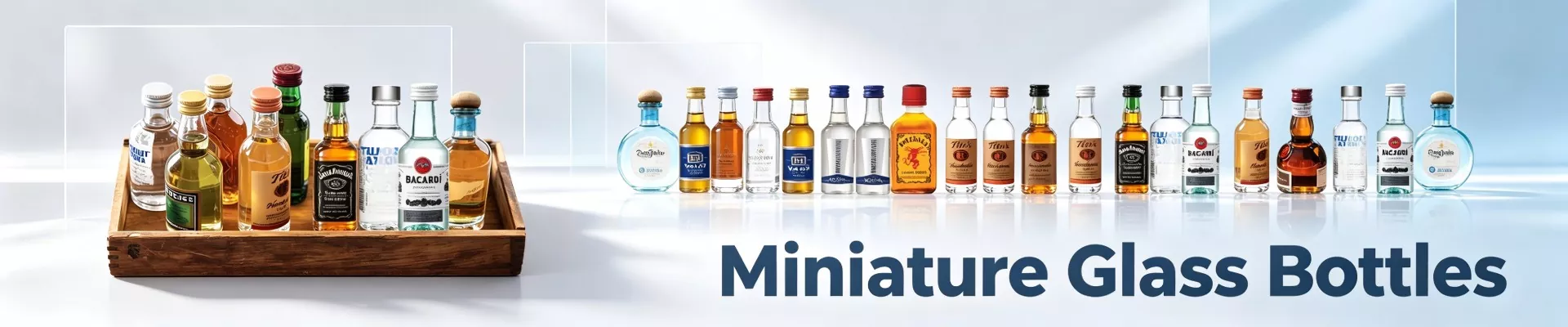 Miniaturazko beirazko botilak