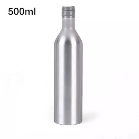 500 ml-ko Aluminiozko Likore Botila Slim Tall ROPP Torlojuzko Tapoiarekin 500 ml-ko Aluminiozko Likore Botila Slim Tall ROPP Torlojuzko Tapoiarekin