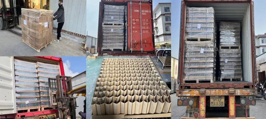 Glass Bottle Carton, Pallet and Transportation Planning